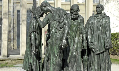 O glorificare a spiritului de sacrificiu francez: «Burghezii din Calais» de Auguste Rodin jpeg