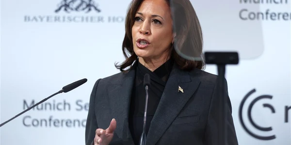 Kamala Harris la Conf de Securitate de la Munchen 2023 FOTO EPA EFE jpg