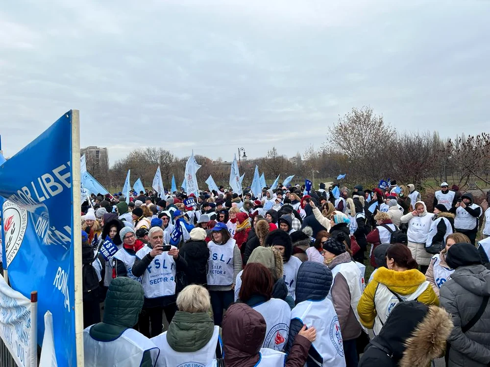 Protest învățământ FOTO FSLI