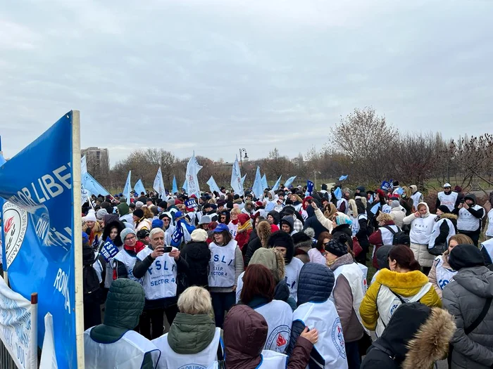 Protest învățământ FOTO FSLI