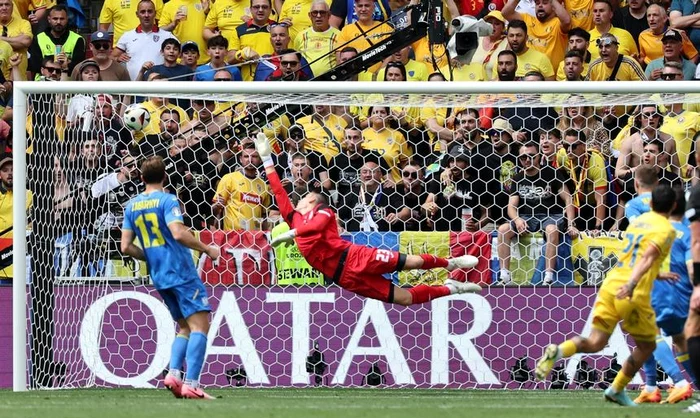 Stanciu l-a executat pe Lunin, după gafa portarului Ucrainei, la Euro 2024. Captură X