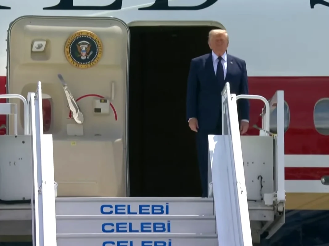 Donald Trump la Ankara/FOTO: Captură video Reuters