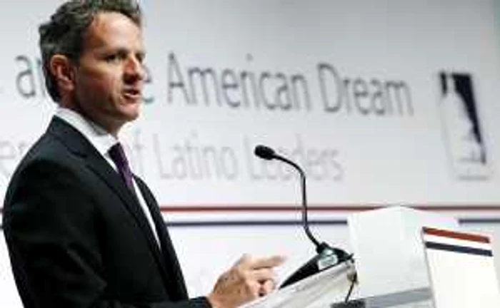 Timothy Geithner, secretarul Trezoreriei Americane