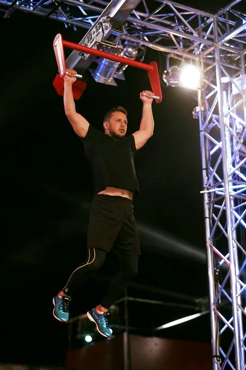Dorin Stoica este luptător la SIAS, dar nu a reușit termine traseul la Ninja Warrior