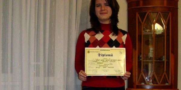 Daiana nu a uitat primul concurs şi primul premiu câştigat