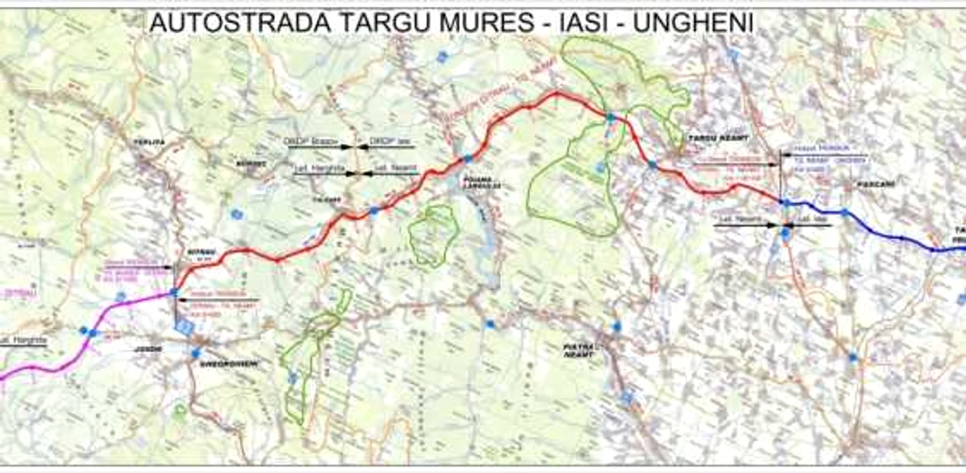 Autostrada Targu Mures Iasi Ungheni