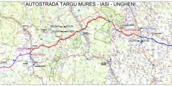 Autostrada Targu Mures Iasi Ungheni