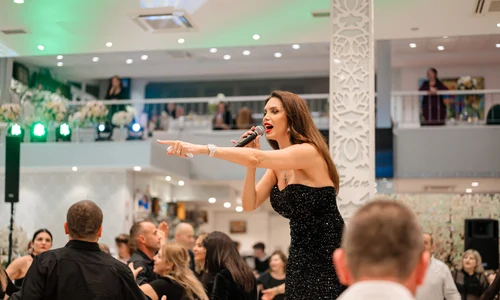 Cristina Spătar a făcut show în Italia