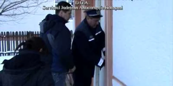 Postul de Poliţie şi locuinţa de serviciu  a poliţistului au fost percheziţionate de DGA şi Parchet 
