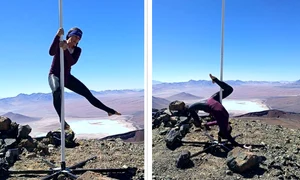 fionna caffin vulcan dans bara guinness world records jpg