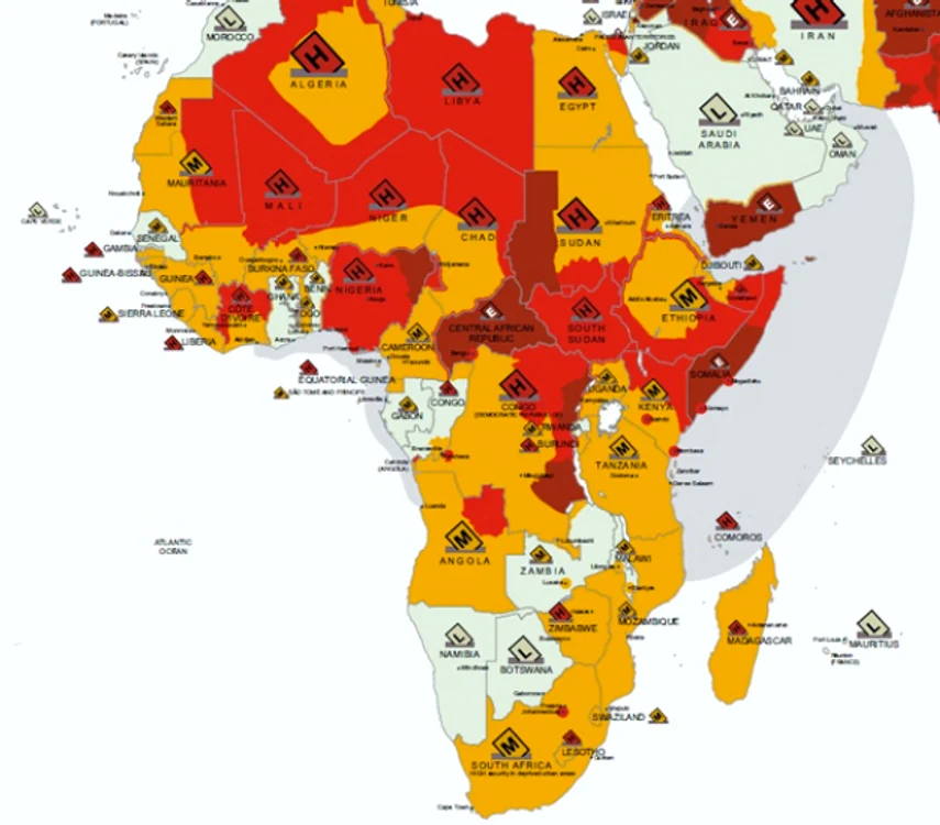 harta africa