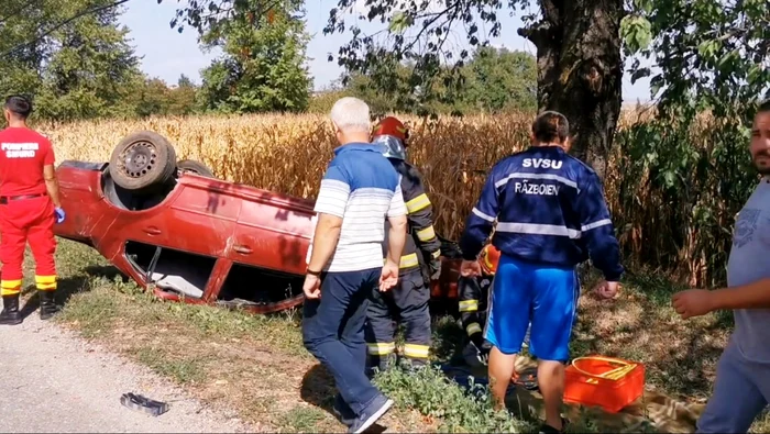 Urmările evenimentului rutier sunt grave FOTO ȘtiriNeamț.ro