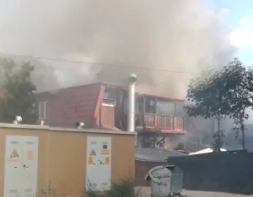 Incendiu la două terase din Mamaia
