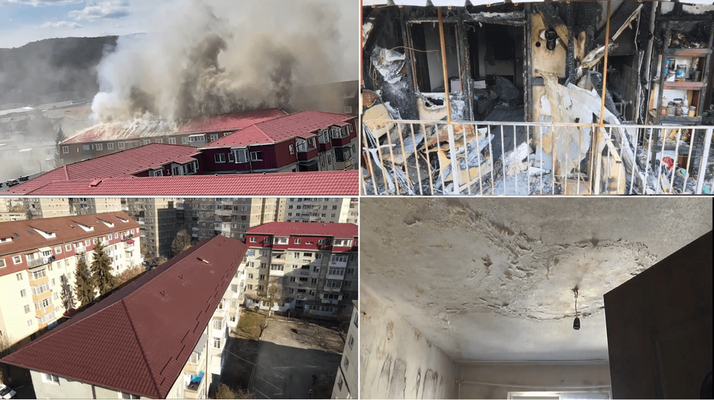 Ce soluții au autoritățile pentru mansarda mistuită de un uriaș incendiu, în Vâlcea. Suma aflată este „în joc” VIDEO