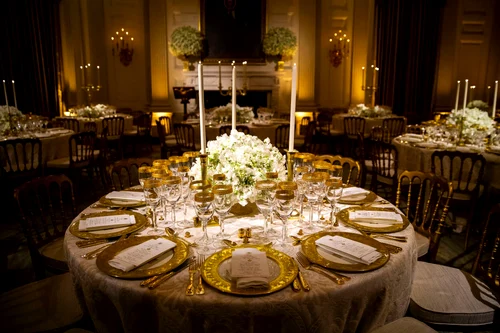 White House Previews State Dining Room Ahead Of State Dinner With France jpeg