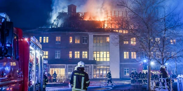 Incendiu la un spital din Germania FOTO X