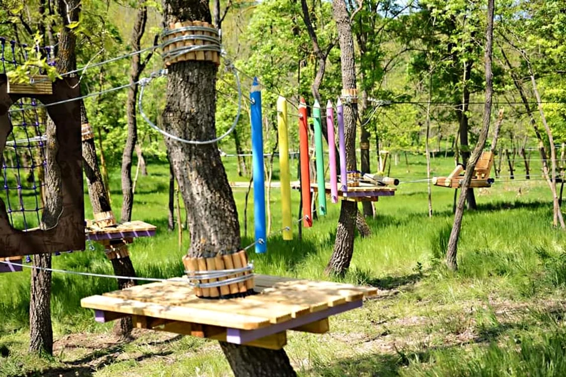 Parcul de Aventură va avea 15 trasee spectaculoase. SURSA: Consiliul Județean Galați