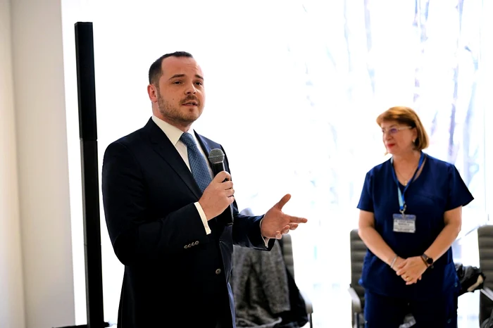 Alexandru Rogobete la deschiderea ultimului centru de radioterapie FOTO Adevărul