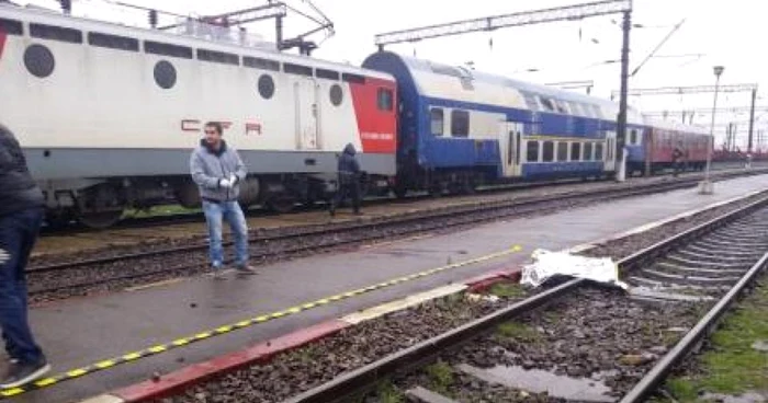 Accident de tren FOTO Arhivă