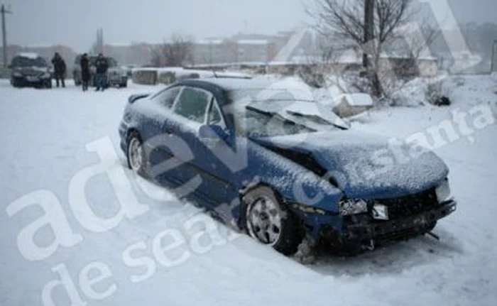 Maşina a fost avariată în urmă cu două zile