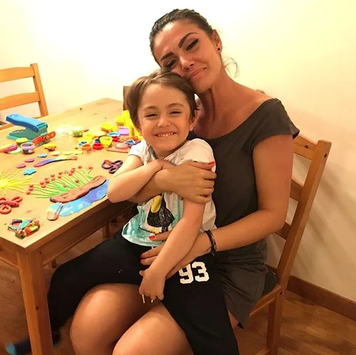 Andreea Mantea și-a aniversat băiețelul