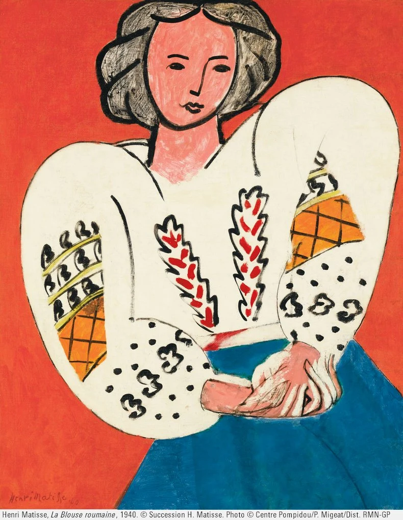 Celebra pictură „La Blouse Roumaine” de Henri Matisse, expusă în premieră la București. Exploziție la Muzeul Național de Artă al României