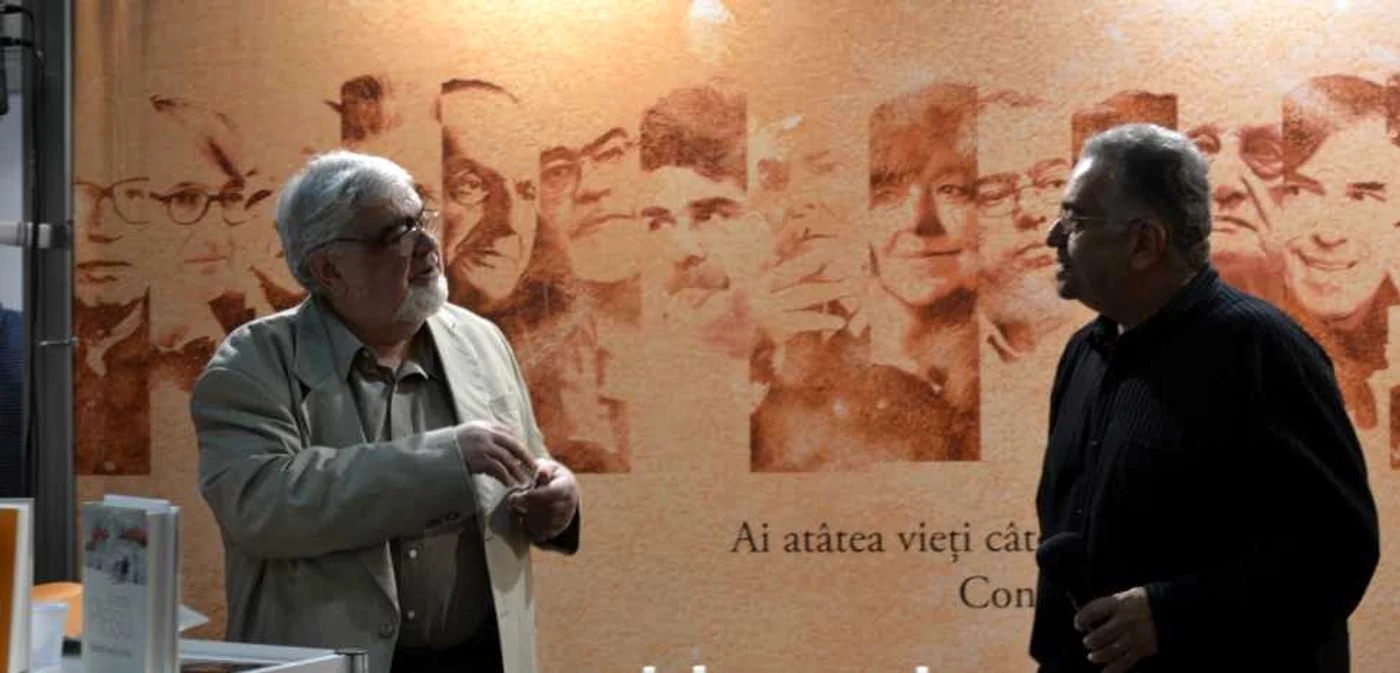 Andrei Pleşu şi Dan C. Mihăilescu, la lansarea de la Salonul de Carte Bookfest. Foto: Medeea Stan/ Adevărul