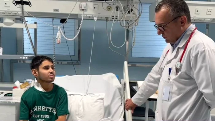 Un rinichi al băiatului mort i-a fost transplantat unui tânăr orfan, din Iași / foto: captura Digi24
