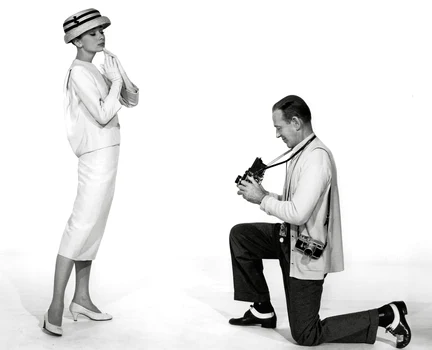 Audrey Hepburn și Fred Astaire în filmul „Funny Face” 1956. FOTO: Profimedia