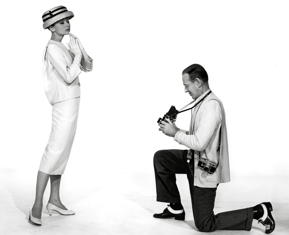 Audrey Hepburn și Fred Astaire în filmul „Funny Face” 1956. FOTO: Profimedia