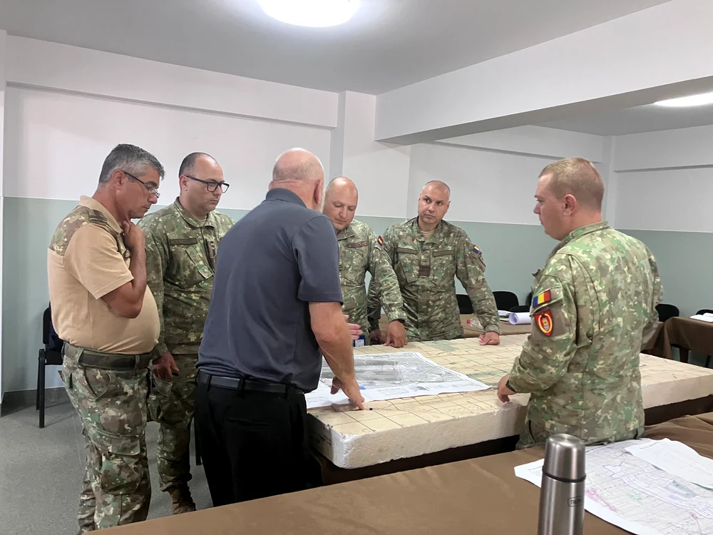Delegația americană a început planificarea construcției. FOTO: Facebook/U.S. Embassy Bucharest