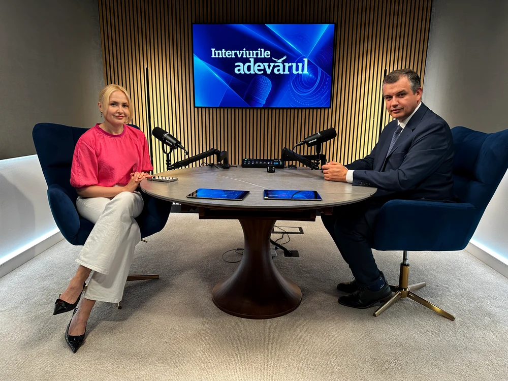 Eugen Tomac, la „Interviurile Adevărul”/FOTO: Adevărul