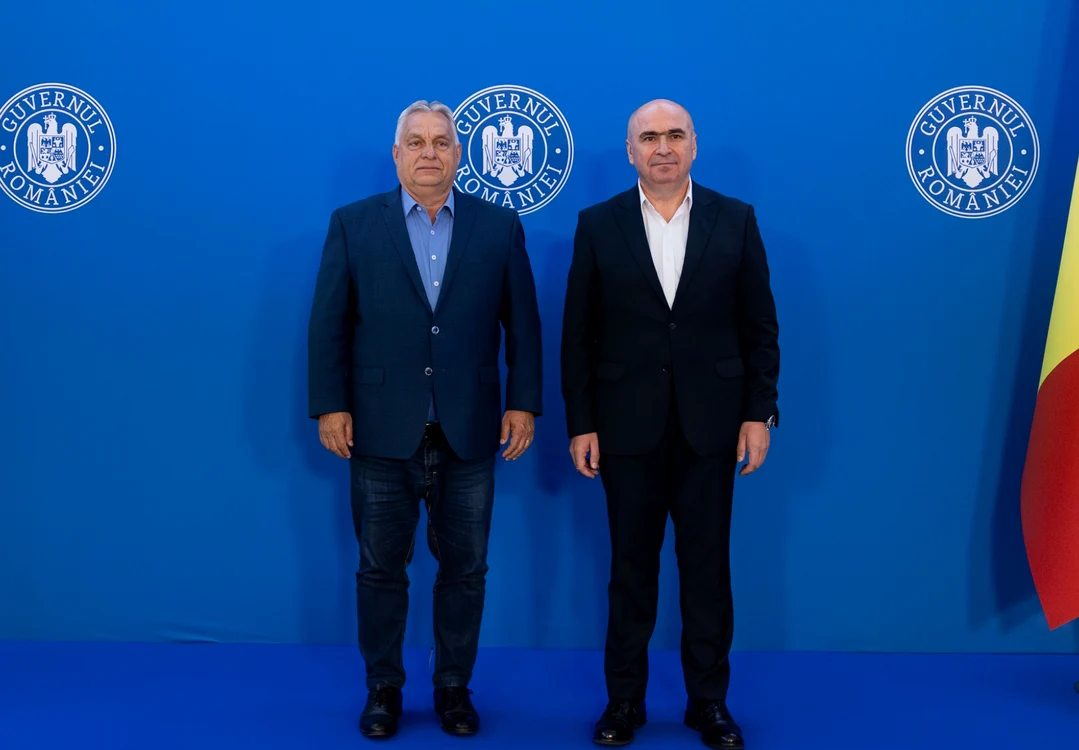 Victor Orban și Ilie Bolojan FOTO: gov.ro