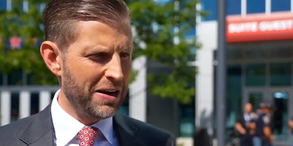 Eric Trump, fiul lui Donald Trump. FOTO captură Antena 3 CNN 