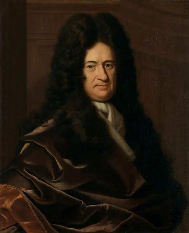 Leibniz, portret de Christoph Bernhard Franche. Foto wikipedia