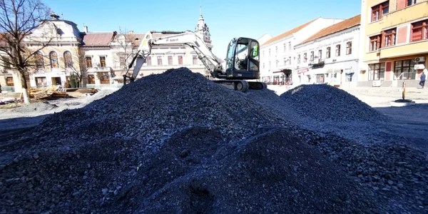 centrul istoric deva in santier foto daniel guta adevarul