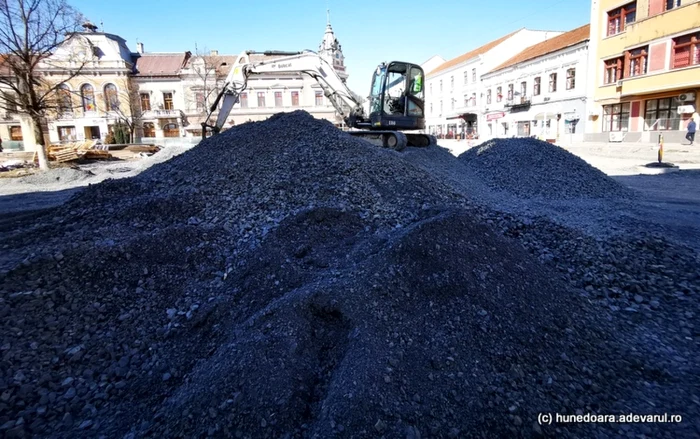 centrul istoric deva in santier foto daniel guta adevarul