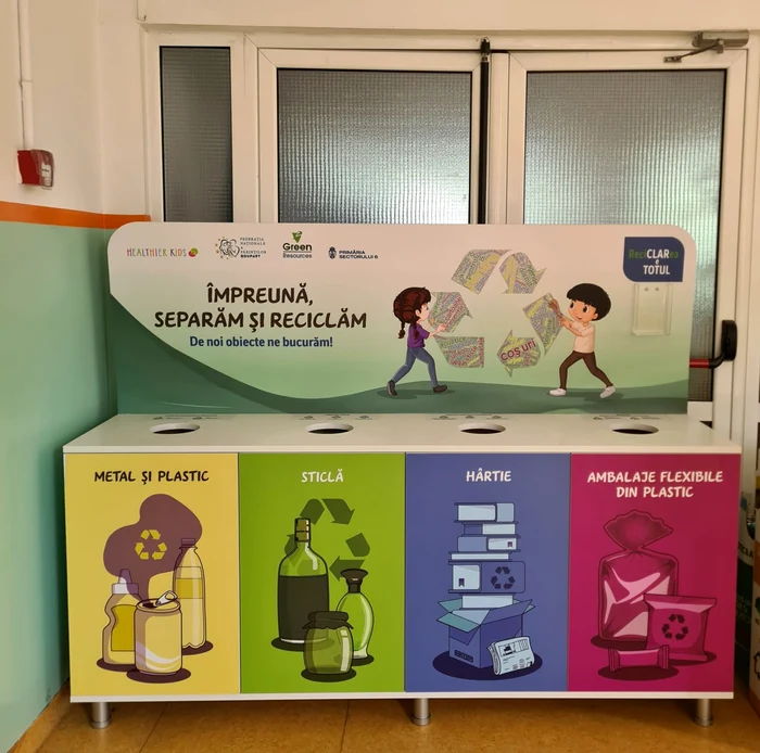 6 școli și Primăria Sectorului 6 participă la campania „ReciCLARea e totul!” 1 20240516 Nestle Reciclarea e totul Sc Gen 190 Sect 4 jpeg