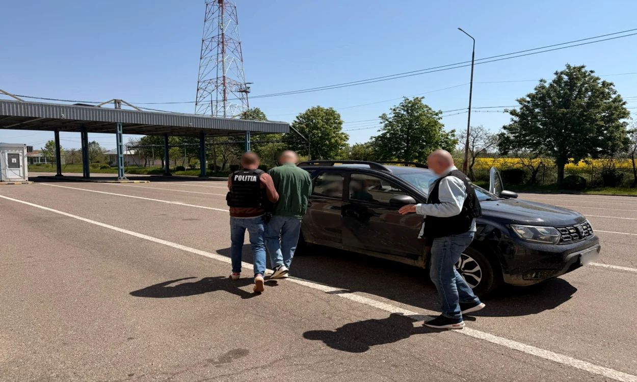Bărbatul a fost reținut FOTO: Poliția de frontieră