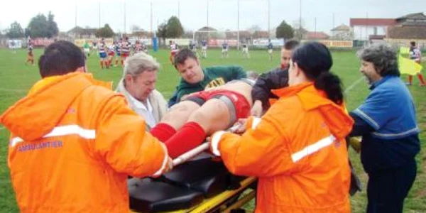 Alex Grădinaru, imediat după accident Foto: ProSport