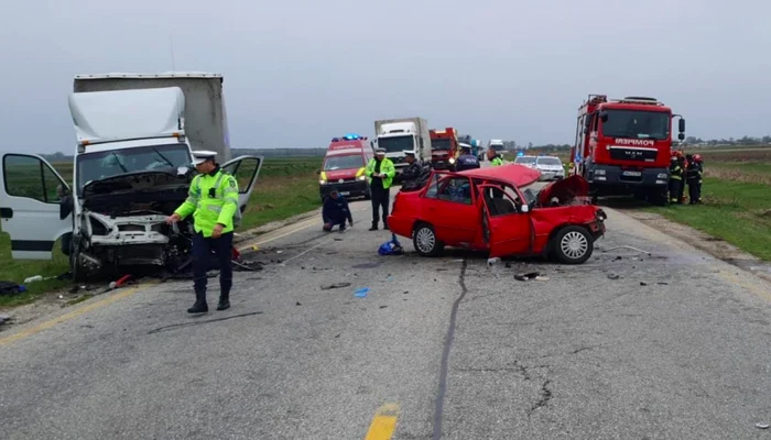 Accident rutier pe DN6/E70 în Olt Sursa martor