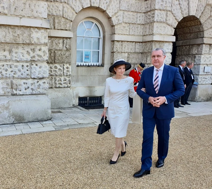 Majestatea Sa Margareta si Principele Radu la Londra la Jubileul Reginei Elisabeta