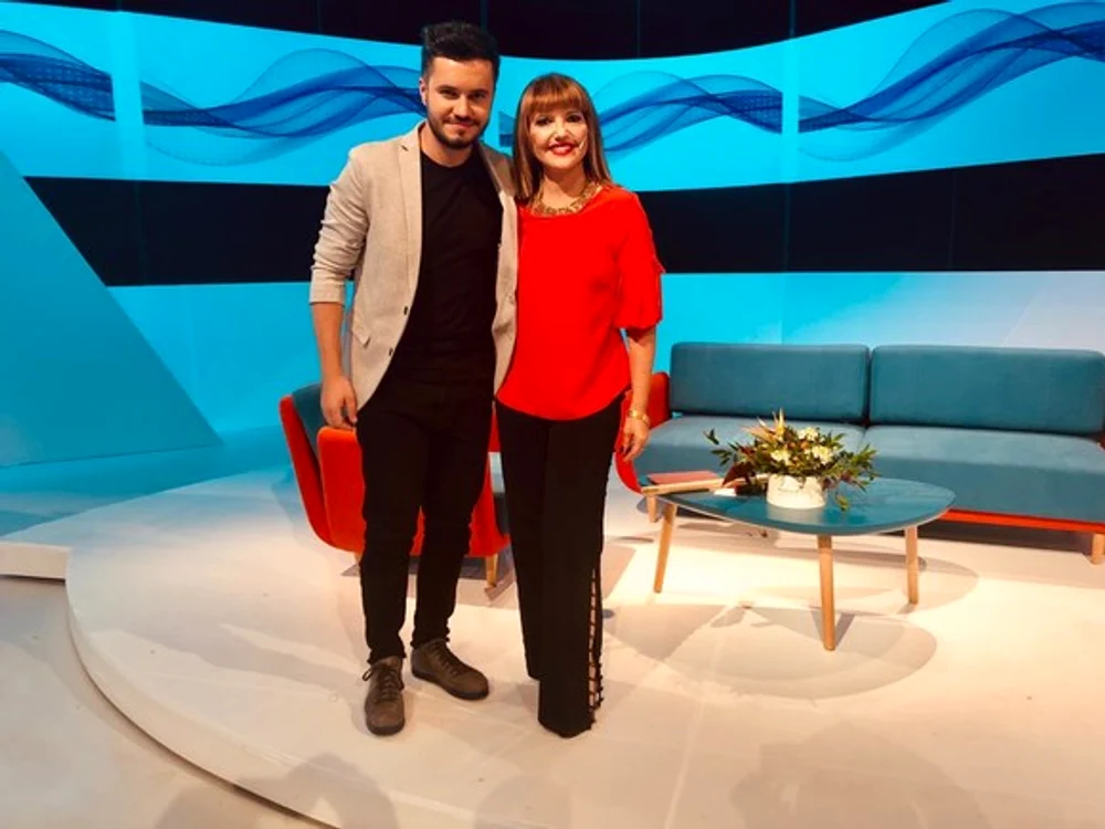 Costin Teodorescu colaborează, de 10 ani, la toate producțiile Marinei Almășan pentru TVRfoto: arhiva personală