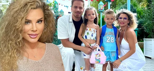 Alina și Ilan Laufer, alături de copiii lor gemeni