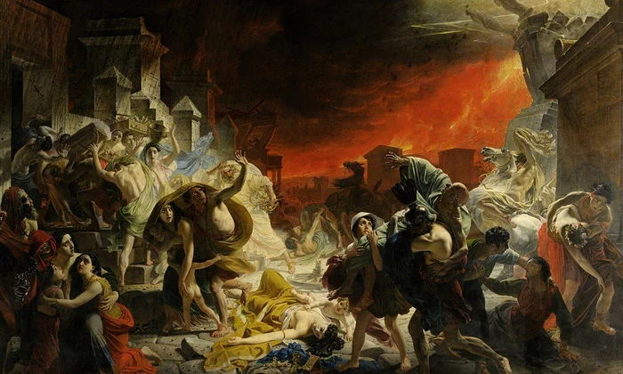 Calendar 24 august: 79   Erupția Vezuviului: Orașele Pompeii și Herculaneum au fost îngropate complet sub cenușă jpeg