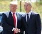 Summitul NATO - preşedinte SUA Donald Trump (în stânga) -  secretarul general Jens Stoltenberg (în dreapta) - Bruxelles - Belgia / FOTO EPA - EFE / 11 iul 2018