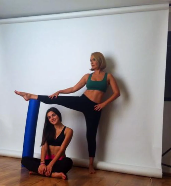 Andreea Esca şi fiica ei, Alexia