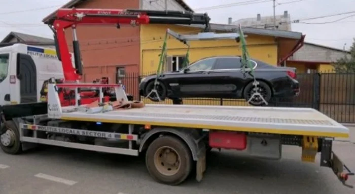 Bolidul de lux pus sub sechestru de oamenii legii