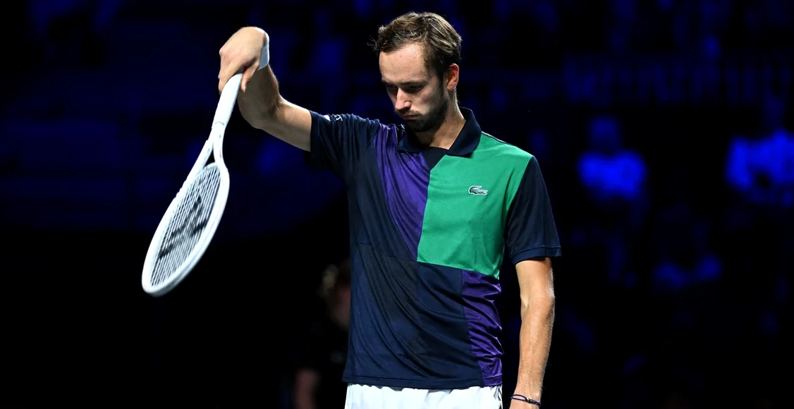 Daniil Medvedev a făcut un meci mare în ”sferturi” la Australian Open. Foto Profimedia 