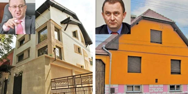 Vila din Bucureşti (zona Domenii) a lui Sorin Blejnar şi casa din comuna sibiană Cristian, deţinută de Viorel Comăniţă